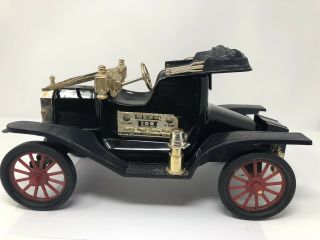 Vintage Model T Ford Car Jim Beam 100 Month Old Whiskey Decanter Collectible