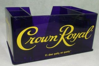 Unique Crown Royal Canadian Whisky Bar Napkin/straw Holder - Great Man Cave Item