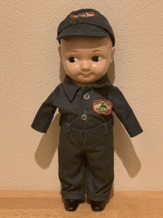 RARE Vintage John Deere Outfit For Hard Plastic Buddy Lee Advertising Doll 3