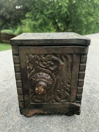 Antique Vintage Cast Iron Still Bank - Kenton Savings Bank