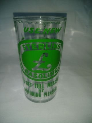 Vintage Sterling/quaker State Gasoline Oil Co Advertising Glasses 8 Available