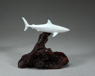 Mako Shark Sculpture Direct From John Perry 6 In Long Pellucida Figurine