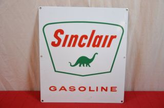 Antique Sinclair Gasoline Gas Dino Dinosaur Pump Plate Metal Sign 1783