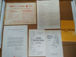 Very Rare Holland Machine Co Family & Home Air Raid Survival Kit Employees