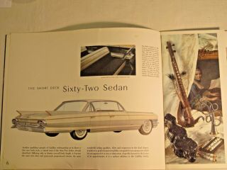 1961 CADILLAC Full Line incl.  Eldorado Prestige 32 page sales Brochure 5