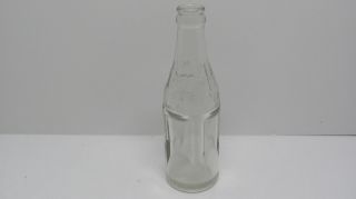 Vintage Coca - Cola Soda Water Bottle 6oz Art Deco Stars Crass On Bottom Conn.