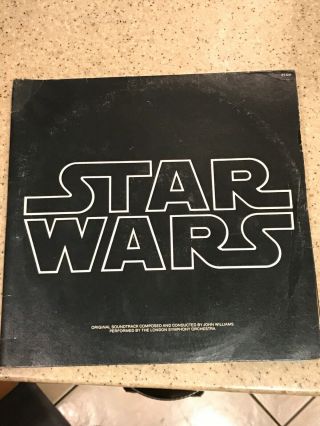 1977 Star Wars Soundtrack Double Vinyl Lp Record Album,  Inserts