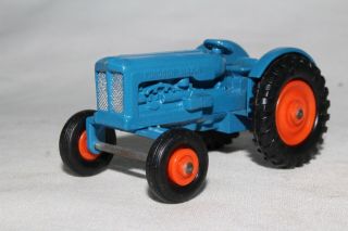 Matchbox Lesney 72a Fordson Tractor,  Blue,  Orange Wheels,