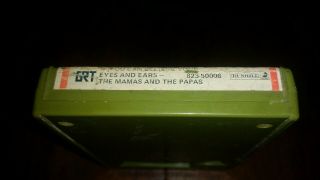 THE MAMAS AND THE PAPAS 8 TRACK TAPE IF YOU CAN BELIEVE YOUR EYES AND EARS 1966 2