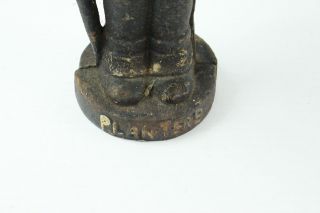 Vintage Planters Mr Peanut Cast Iron Bank Tall 11.  5 