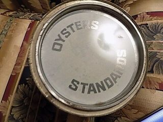 VINTAGE SEACREST OYSTERS VINTAGE OYSTER CAN - MARYLAND GALLON - 5