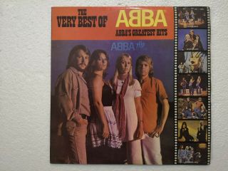 Abba Greatest Hits Malaysia Unique Cover Music Girl Label 1970 