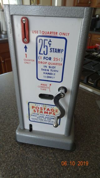 25 Cent Vintage Stamp Machine In