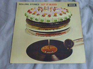The Rolling Stones - Let It Bleed - Rare Uk Stereo 1st Lp,  Booklet 4w/6w - Vg