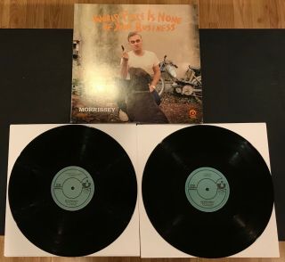 Morrissey World Peace Is None Of Your Business 2lp W/lyric Sheets