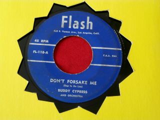BUDDY CYPRESS I ' M IN LOVE WITH YOU MAD MIKE ROCKER DON ' T FORSAKE ME R&B 45 2