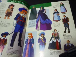 The Three Musketeers Aramis no Boken Movie Program Art Book Anime Sanjushi 4