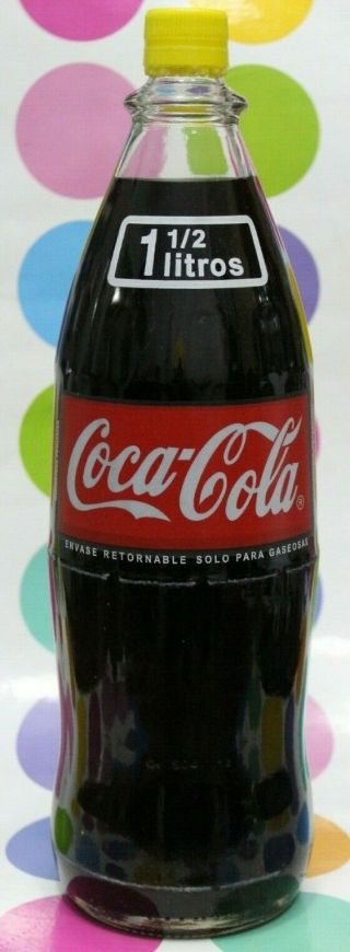 Peru South America Coca Cola Big Tall Bottle Rare Size Acl 1.  5 1500 Acl