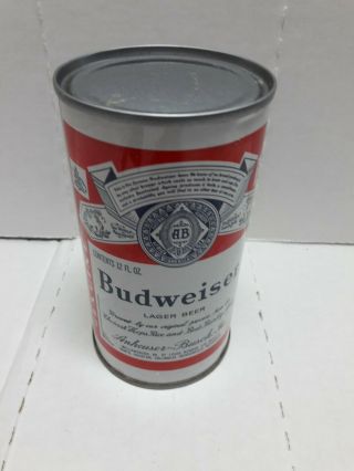 Budweiser 12 oz can tin open at bottom top has no opening this is a unusual B14 3