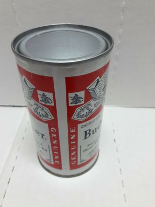 Budweiser 12 oz can tin open at bottom top has no opening this is a unusual B14 4