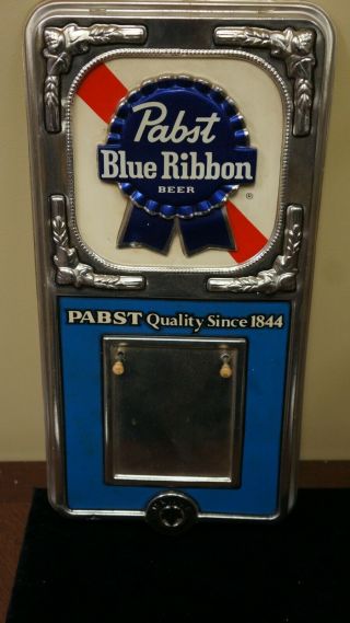 Vtg 1978 Pabst Blue Ribbon Beer Wall Calendar Bar Sign Ad Promo