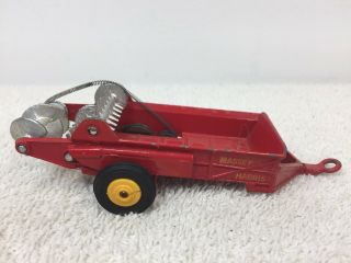 Dinky Toys 321 Massey Harris Farm Manure Spreader W/rubber Wheels