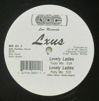 Lxus - Lovely Ladies 12 " - Loc - Jack Swing Vg,  Mp3