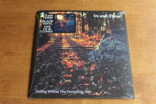 Us And Them ‎– Uk 10 " / Fading Within The Dwindling Sun Rare Black Vinyl