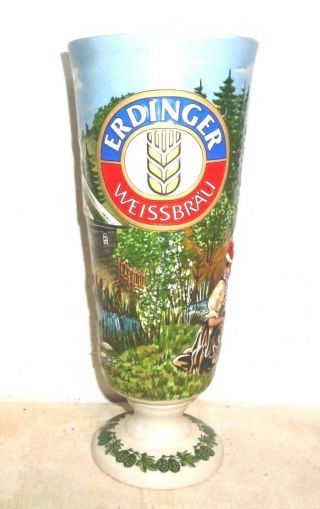 Erdinger Weissbrau Black Forest Ceramic Weizen German Beer Glass 2