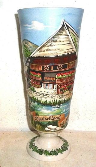 Erdinger Weissbrau Black Forest Ceramic Weizen German Beer Glass 3