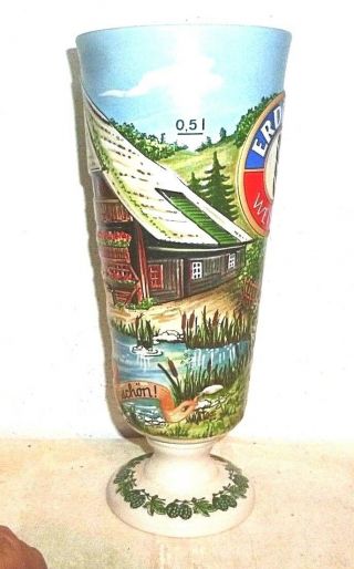 Erdinger Weissbrau Black Forest Ceramic Weizen German Beer Glass 4