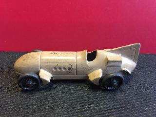Old Vtg Tootsie Toy Tan Racer Black Wheels 1920 