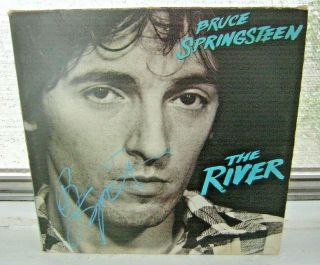 Bruce Springsteen Signed Lp The River By Musician