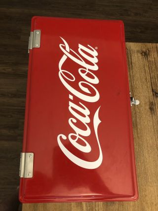 RARE Coca - Cola Metal Cooler with bottle opener 3