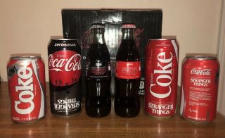Stranger Things Coke Coca Cola Collectors Pack Limited Edition 1985 Exotic Pop