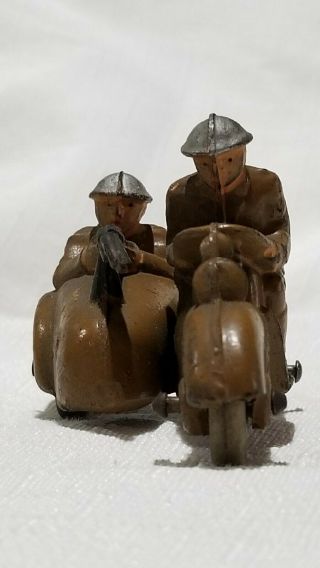 Auburn Rubber Company Vintage Army Motorcycle and Sidecar 2