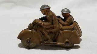 Auburn Rubber Company Vintage Army Motorcycle and Sidecar 3