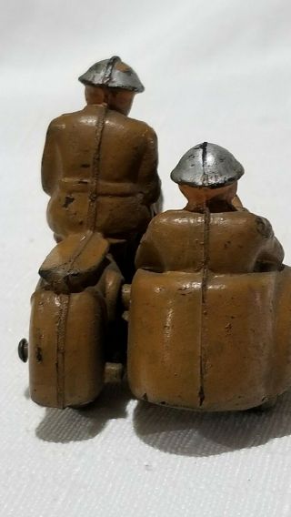 Auburn Rubber Company Vintage Army Motorcycle and Sidecar 4