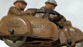 Auburn Rubber Company Vintage Army Motorcycle and Sidecar 7