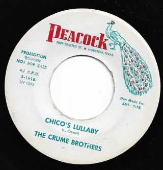 The Crume Brothers Promo 45: Chico 