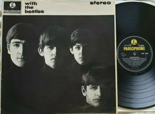 " With The Beatles " Orig 1963 1st Stereo Uk Lp Rare 