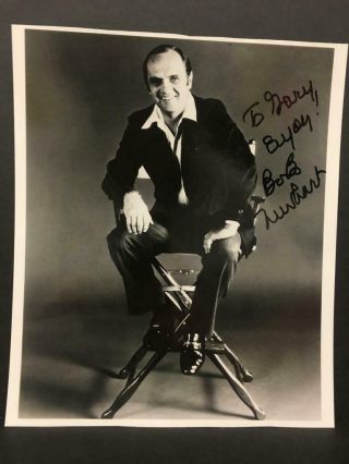Bob Newhart Autograph Signed 8x10 Black & White Photo Auto Jsa