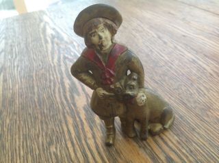 Buster Brown N Tige The Dog Still Penny Bank Exc. ,  1900