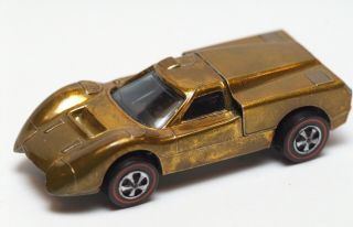 A02 Vintage Mattel Hot Wheels Redline 1968 Us Gold Ford J - Car