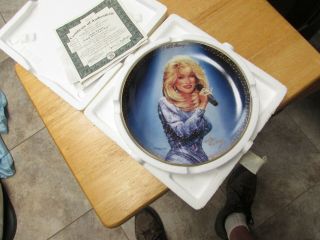 Dolly Parton I Will Always Love You Collector Plate Bradex
