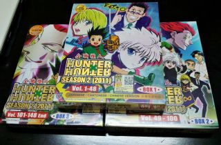 Hunter X Hunter (2011) Complete Series Dvd Episode 1 - 148 Anime Box Eng Subs