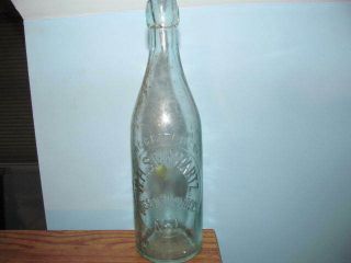 Blob Top Bottle W.  H.  Schwartz West Norwood,  N.  J.