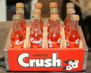 Miniature Orange Crush Bottles