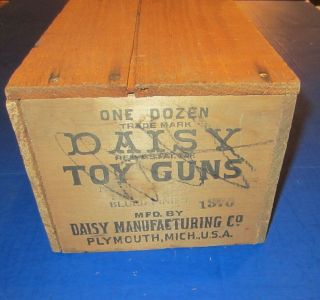 Vintage Daisy Bb Gun Wooden Box To Ship A Dozen Bb Guns