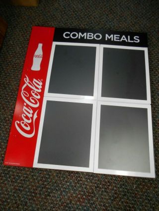 Coca Cola Combo Meals Large Menu Board - Diner Restaurant Kitchen,  Bar